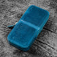 Galen Leather 3 Slot Zippered Magnum Opus Pen Case - Crazy Ocean Blue (with Removable Pen Tray)