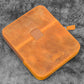 Galen Leather 6 Slot Zippered Magnum Opus Pen Case - Crazy Horse Brown