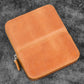 Galen Leather 6 Slot Zippered Magnum Opus Pen Case - Crazy Horse Honey Ochre