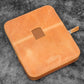Galen Leather 6 Slot Zippered Magnum Opus Pen Case - Crazy Horse Honey Ochre