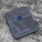 Galen Leather 6 Slot Zippered Magnum Opus Pen Case - Crazy Horse Navy Blue