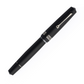Leonardo Momento Magico Fountain Pen - Black Matte with Ruthenium Trim