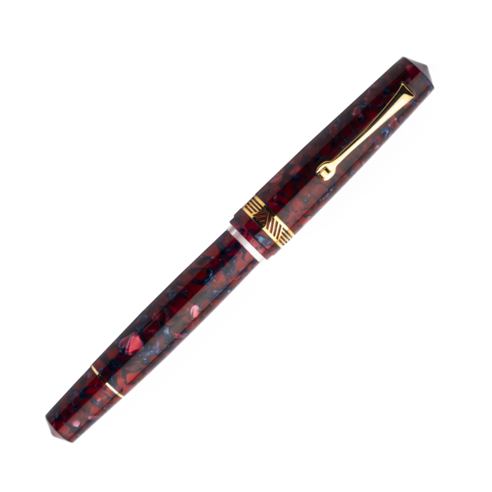 Leonardo Momento Magico Fountain Pen - Tramonto with Gold Trim (Retired)