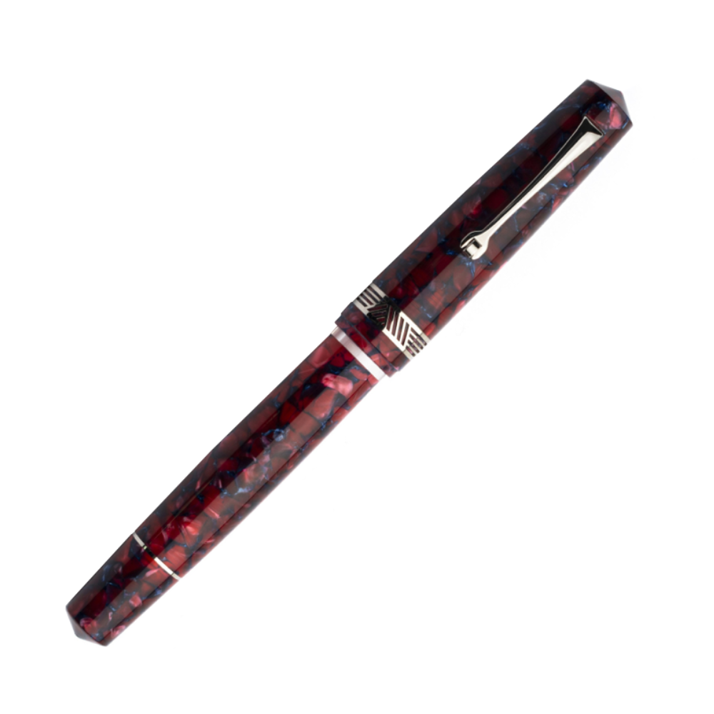Leonardo Momento Magico Fountain Pen - Tramonto with Silver Trim (Retired)