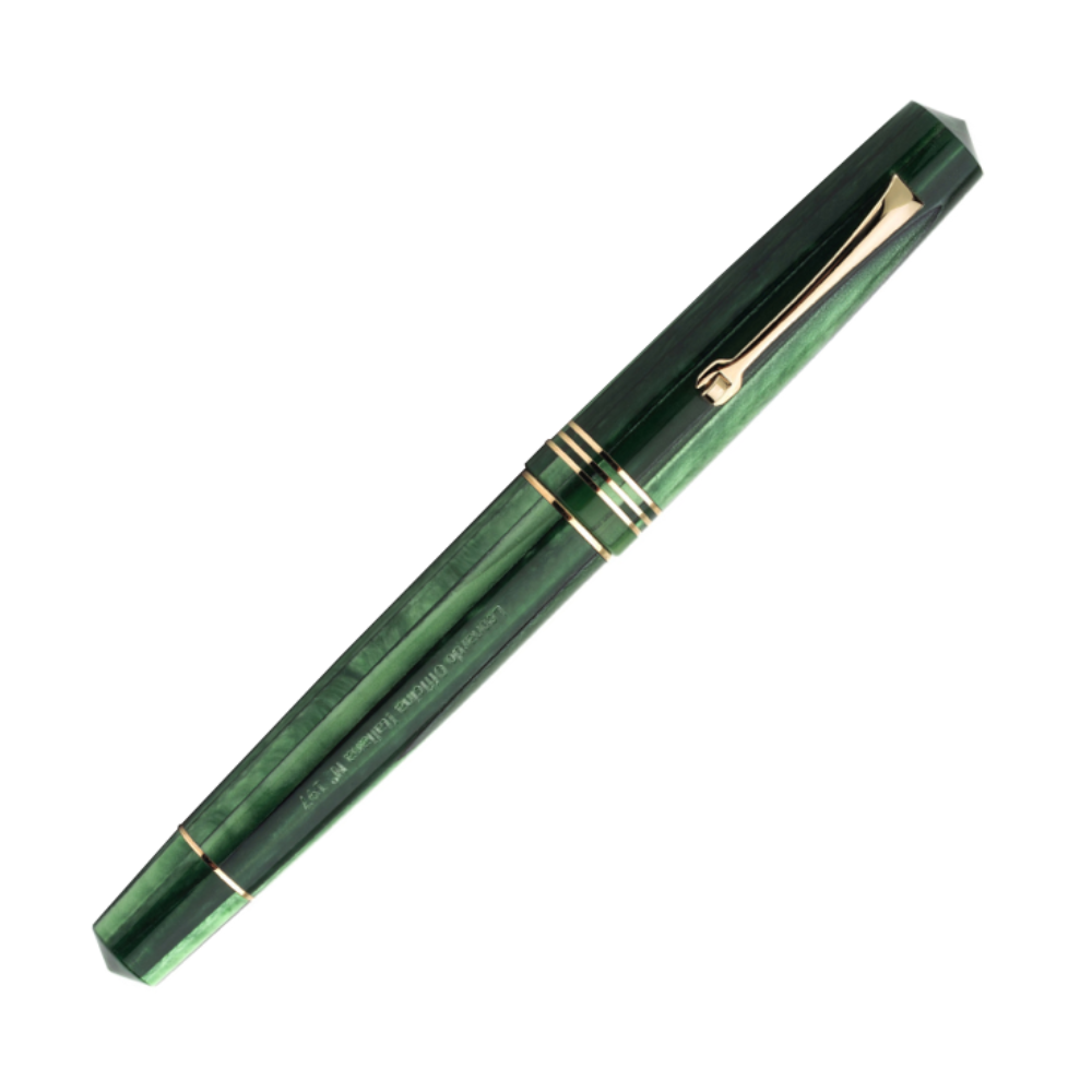 Leonardo Momento Zero Fountain Pen - Alga with Gold Trim