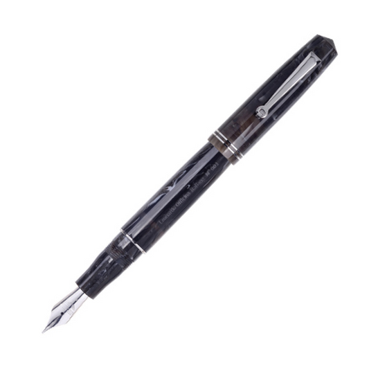 Leonardo Momento Zero Fountain Pen - Horn with Silver Trim