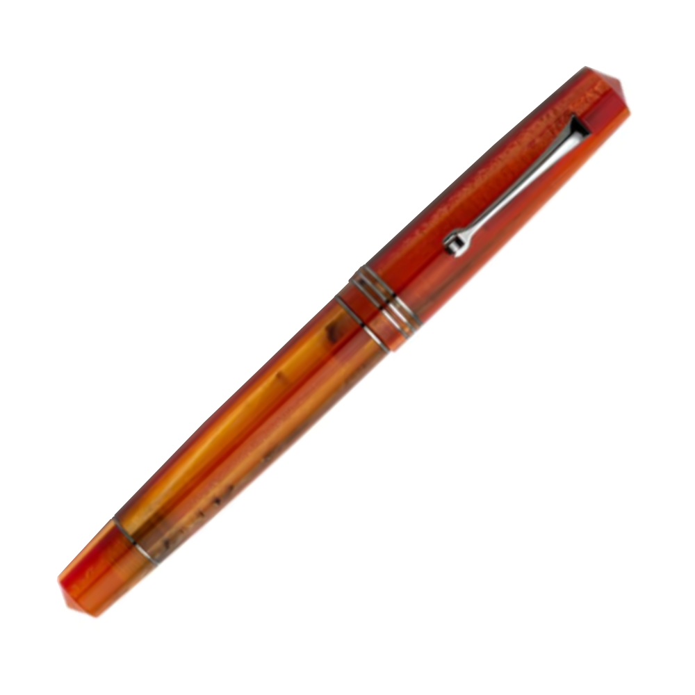 Leonardo Momento Zero Fountain Pen - Mango with Ruthenium Trim