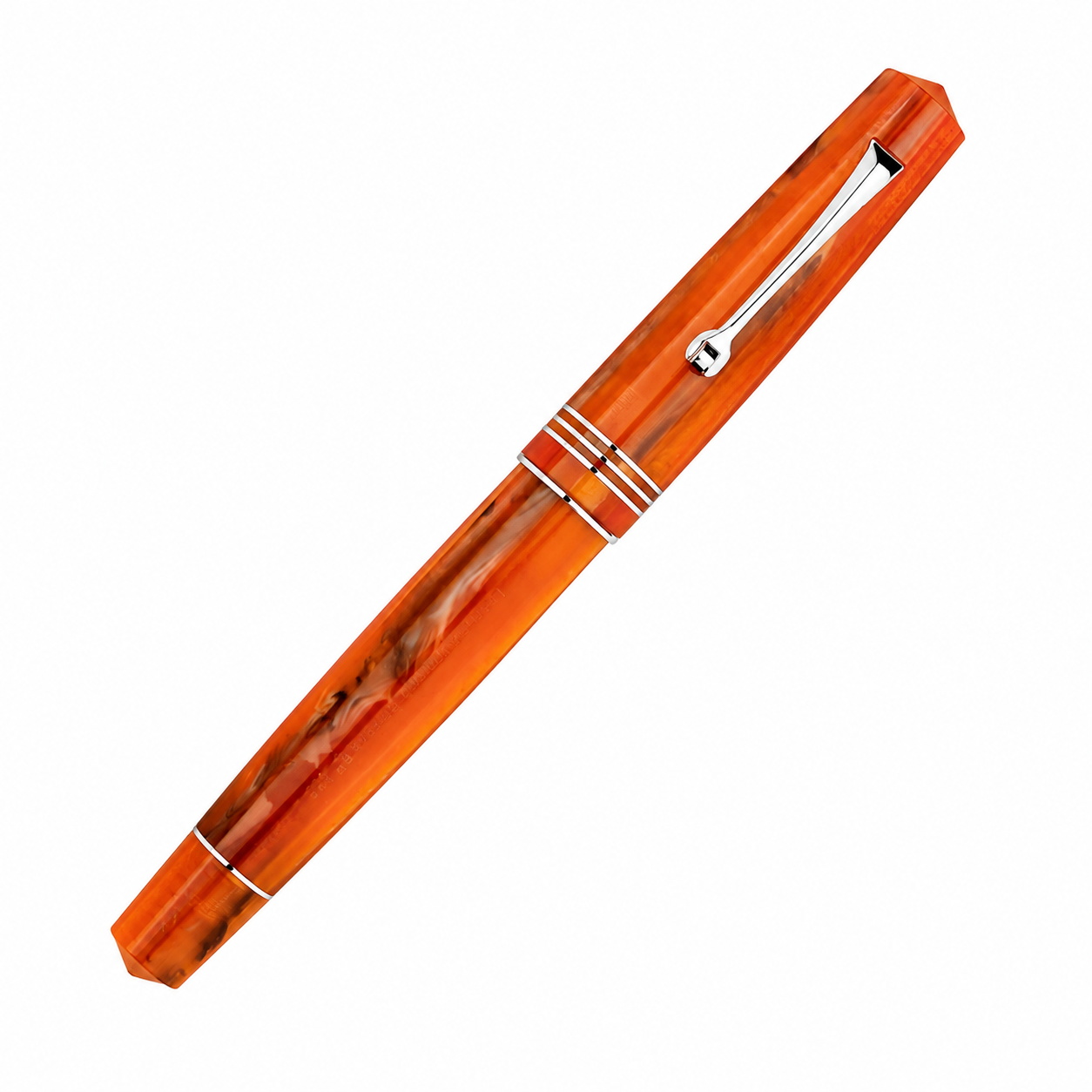 Leonardo Momento Zero Fountain Pen - Mango with Silver Trim