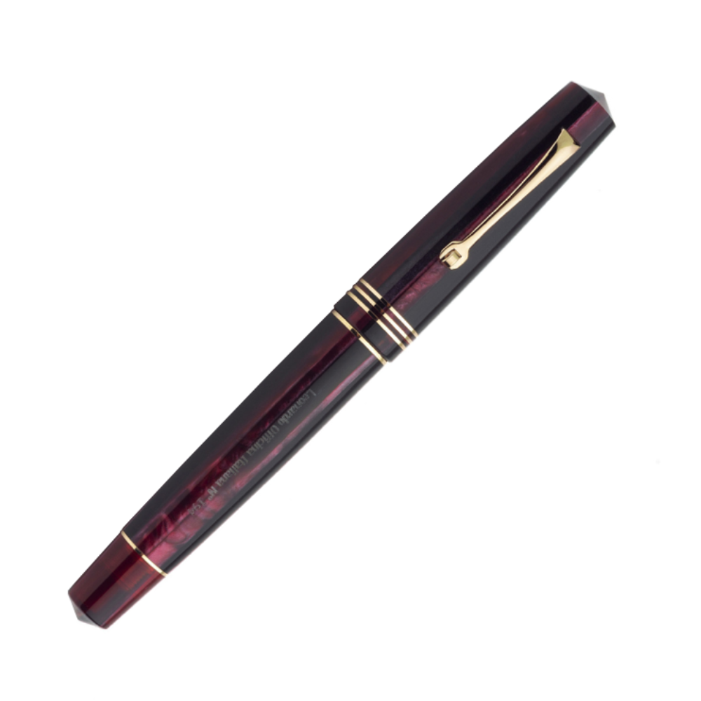 Leonardo Momento Zero Fountain Pen - Prugna Plum with Gold Trim ...