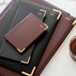 Letts of London 2026 Classic Week to View Desk Planner - Blue with Gold Corners