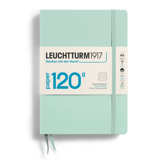Leuchtturm1917 Edition 120G A5 Ruled Notebook - Mint Green