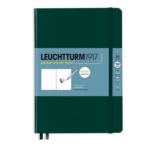 Leuchtturm1917 Sketchbook A5 Medium Hardcover - Forest Green