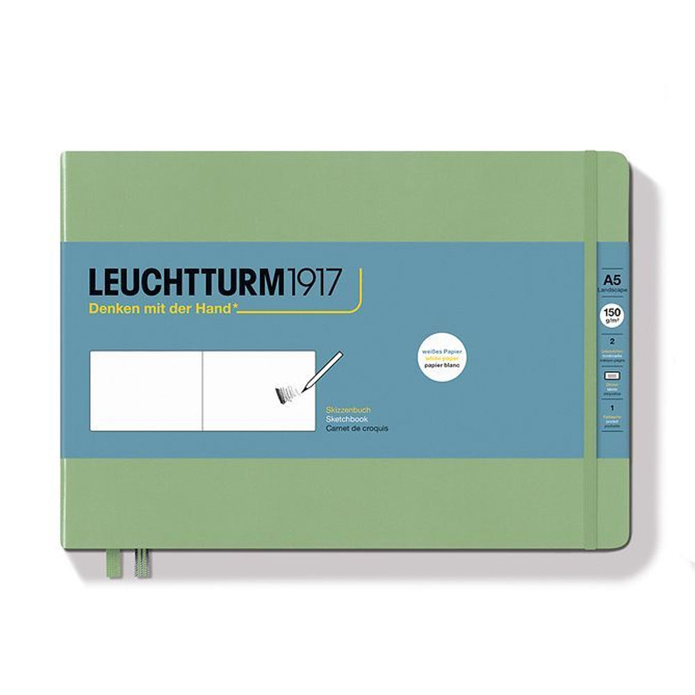 Leuchtturm1917 Sketchbook A5 Medium Landscape Hardcover Sage
