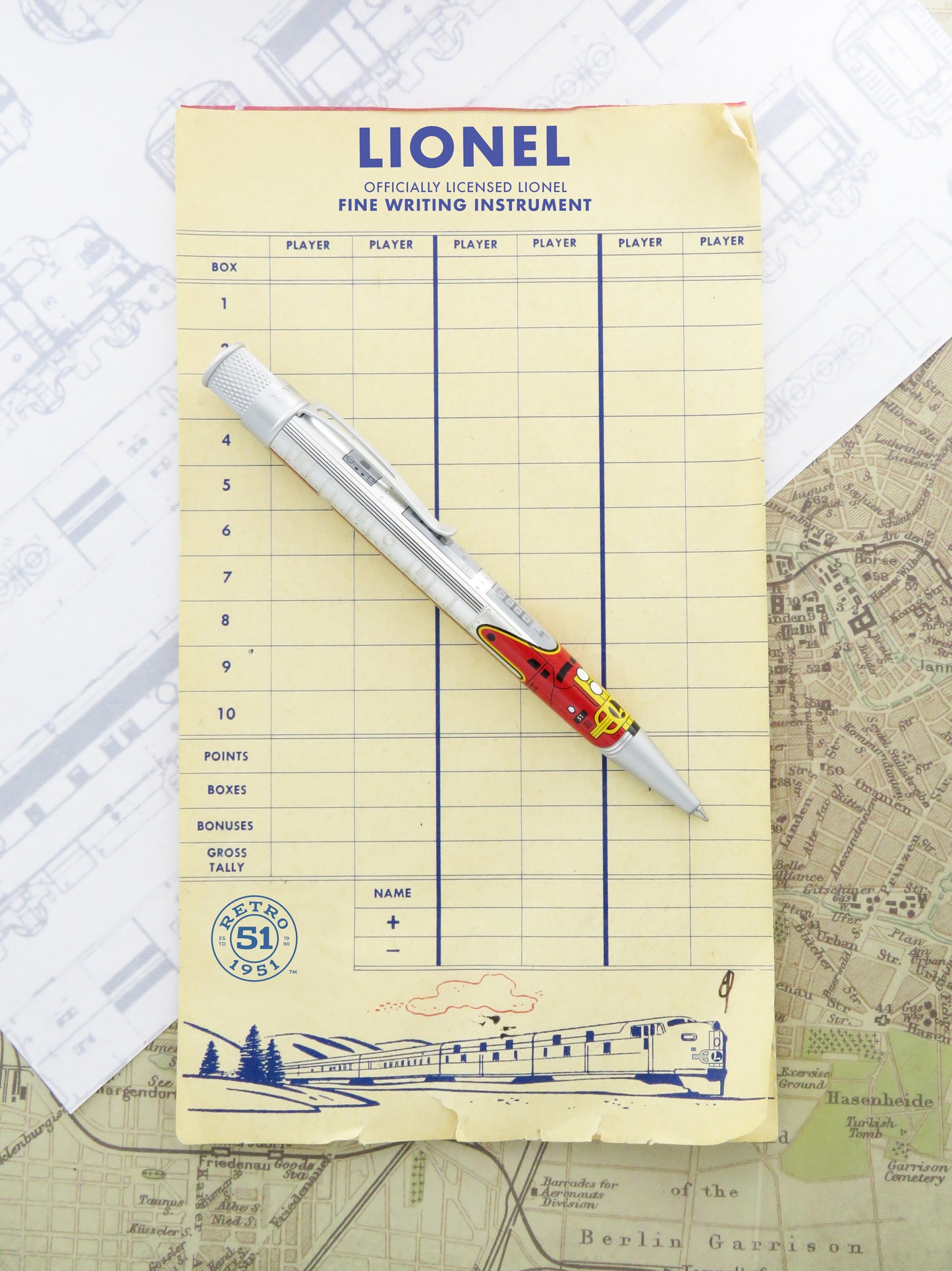 Retro 51 Tornado Rollerball - Lionel Trains - Super Chief