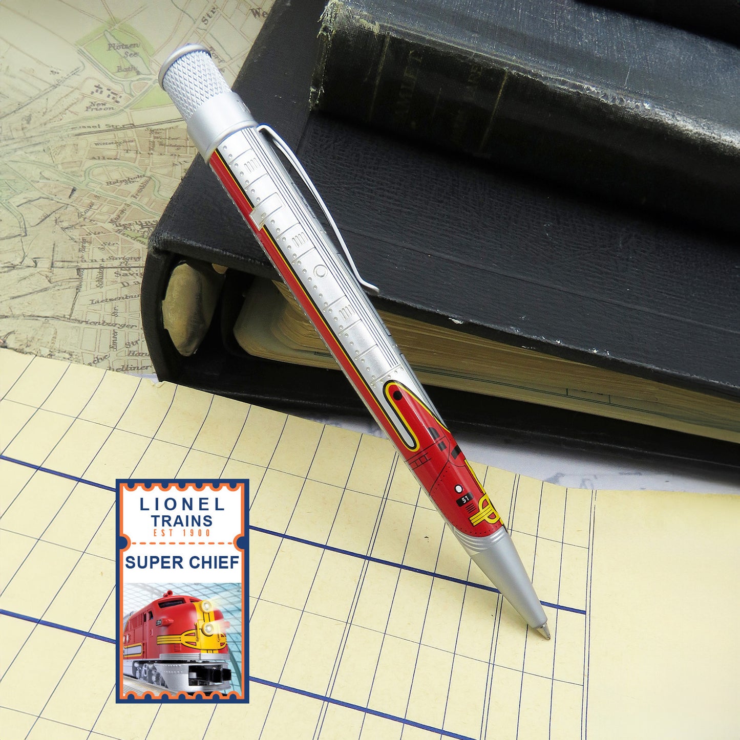 Retro 51 Tornado Rollerball - Lionel Trains - Super Chief