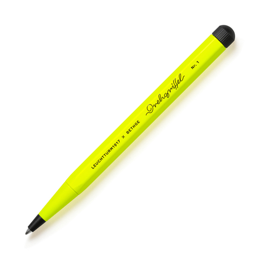 Leuchtturm1917 x Bethge Drehgriffel Nr. 1 Luminous Edition Ballpoint - Yellow (Limited Edition)