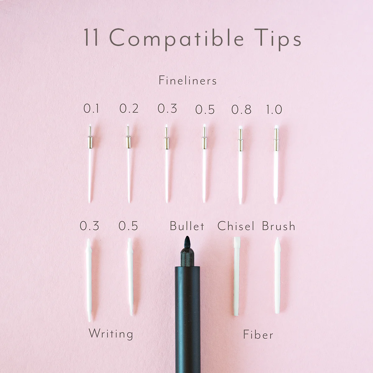 Tom's Studio Lumos Mini Refillable Pen - Midnight
