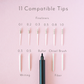 Tom's Studio Lumos Pro The Infinitely Refillable Pen - Stainless Steel (Duo Tip)