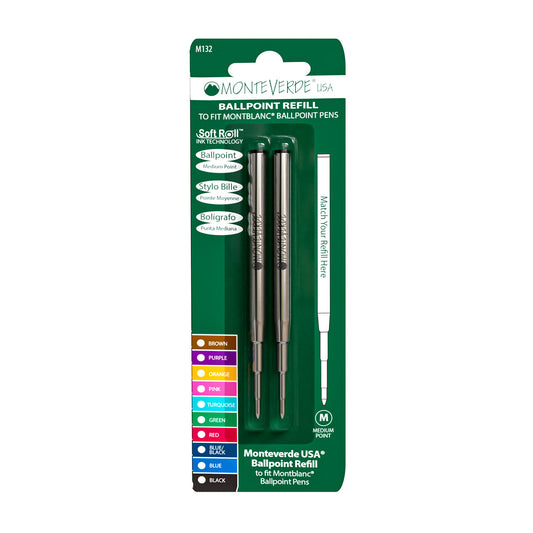 Montblanc Ballpoint Refill by Monteverde USA® - Blue (2 ea)