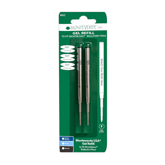 Montblanc Capless Gel Refill by Monteverde USA® - Blue (2 ea)