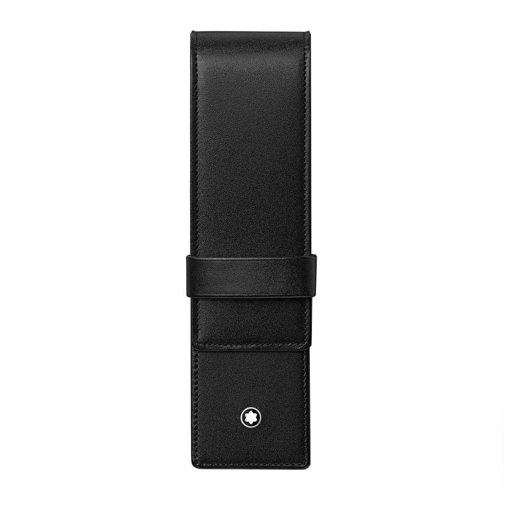 Montblanc Pen Pouch - 2-Pen Black (Meisterstück) – Dromgoole's Montblanc Pen Pouch - 2-Pen Black (Meisterstück) – Dromgoole's