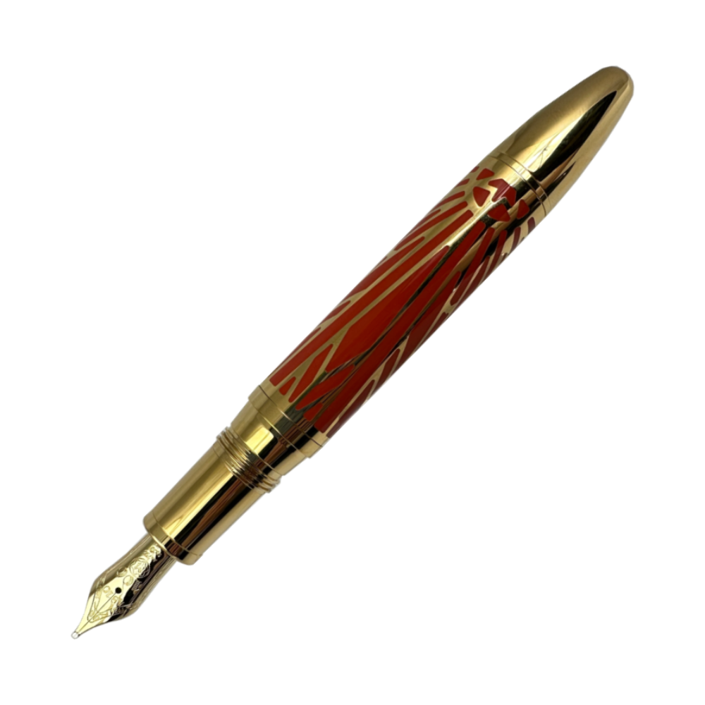 Montblanc The Origin Solitaire Legrand 146 Fountain Pen - Coral (Meist Montblanc The Origin Solitaire Legrand 146 Fountain Pen - Coral (Meist