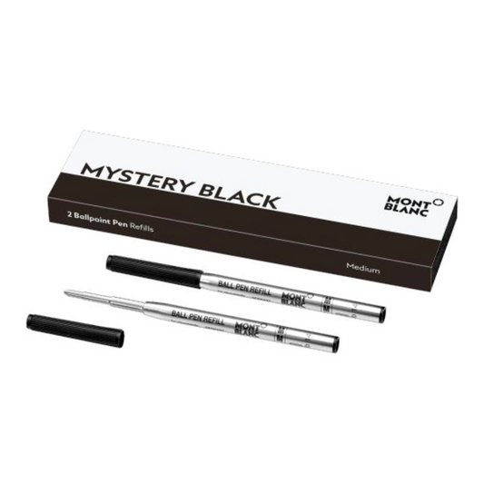 Montblanc Ballpoint Refill - Mystery Black (2 ea)