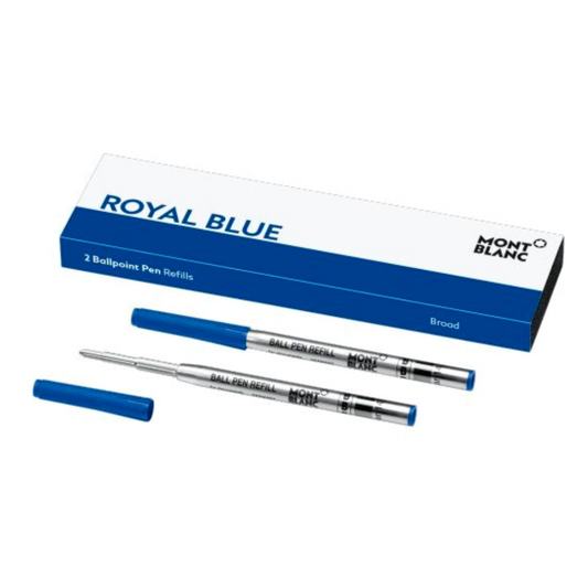 Montblanc Ballpoint Refill - Royal Blue (2 ea)