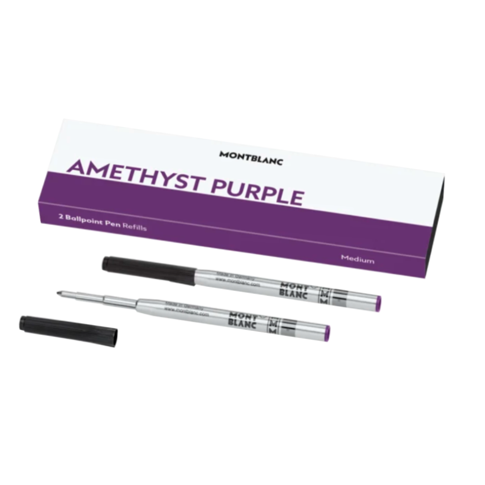 Montblanc Ballpoint Refill  - Amethyst Purple Medium (2 ea)
