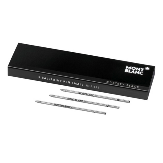 Montblanc Small Ballpoint Refill - Mystery Black (3 ea)