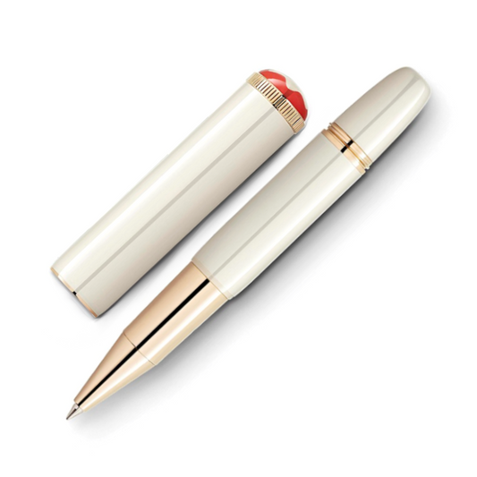 Montblanc Rouge et Noir "Baby" Rollerball - Ivory (Heritage Special Edition)