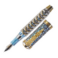 Montegrappa Fountain Pen - Silver Dante Alighieri Paradiso with Silver Trim (Limited Edition)