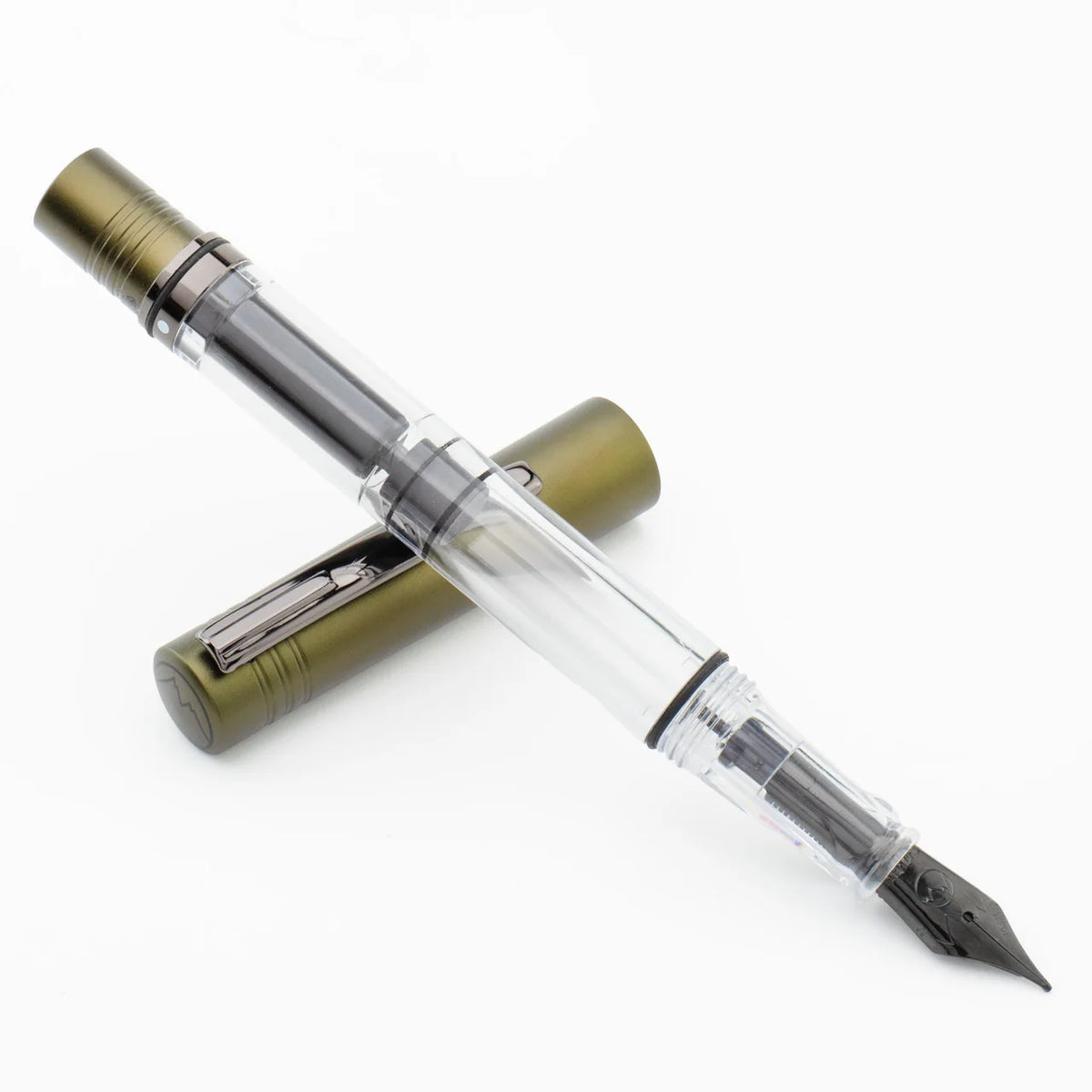 Monteverde MP1 Fountain Pen and Bottled Ink Set - Olive Green (Limited Edition)