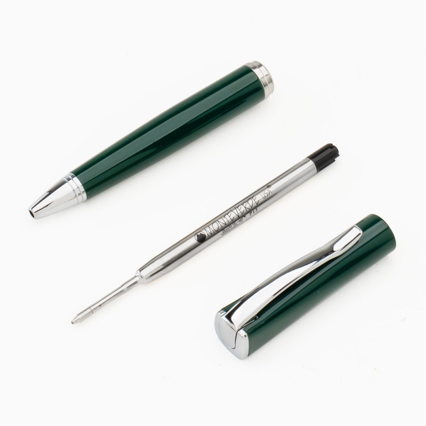 Monteverde Impressa Ballpoint - Rolex Green with Chrome Trim