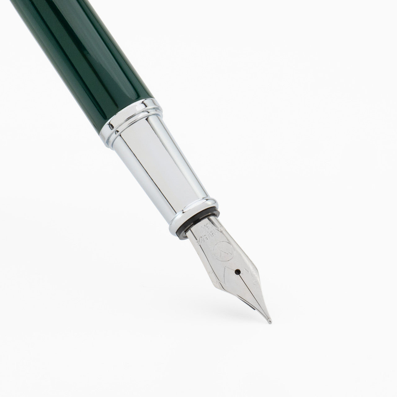 Monteverde Impressa Fountain Pen - Rolex Green with Chrome Trim