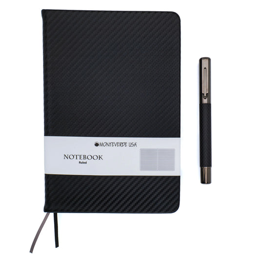 Monteverde Ritma Rollerball Gift Set - Matte Carbon Fiber