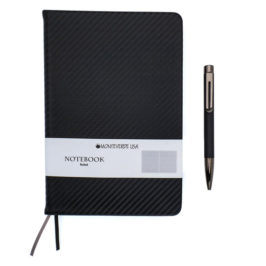 Monteverde Ritma Ballpoint Gift Set - Matte Carbon Fiber