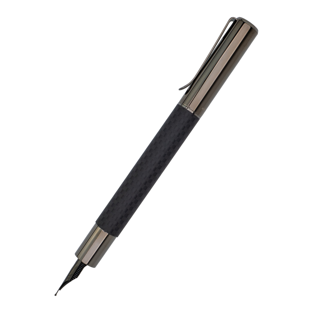 Monteverde Ritma Fountain Pen - Matte Carbon Fiber