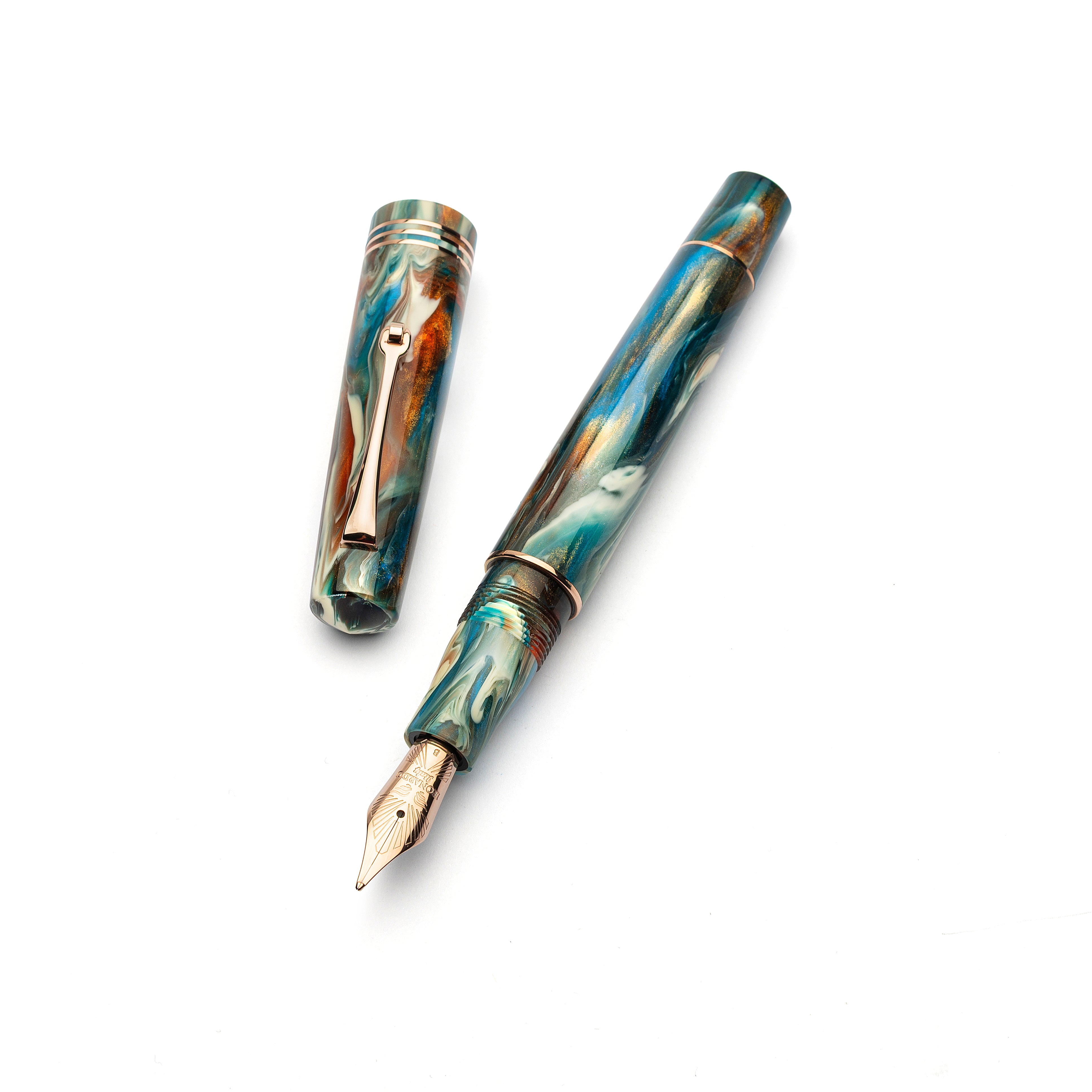 ファンデーション HermosoLago Leonardo Momento Zero Fountain Pen - Hephaestus (Dromgoole's Exclusive