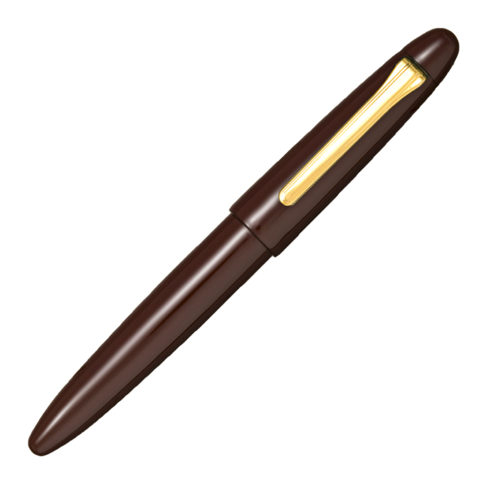 Sailor Color Urushi Ebonite Fountain Pen - Maroon (Bespoke)