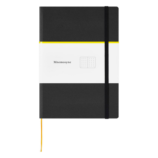 Maruman Mnemosyne N888 A5 Hardcover Dotted Journal - Black