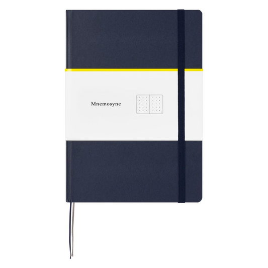 Maruman Mnemosyne N888 A5 Hardcover Dotted Journal - Navy