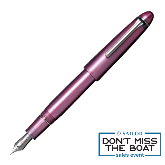 Sailor 1911L Ringless Metallic Fountain Pen - Simply Red (Discontinued)