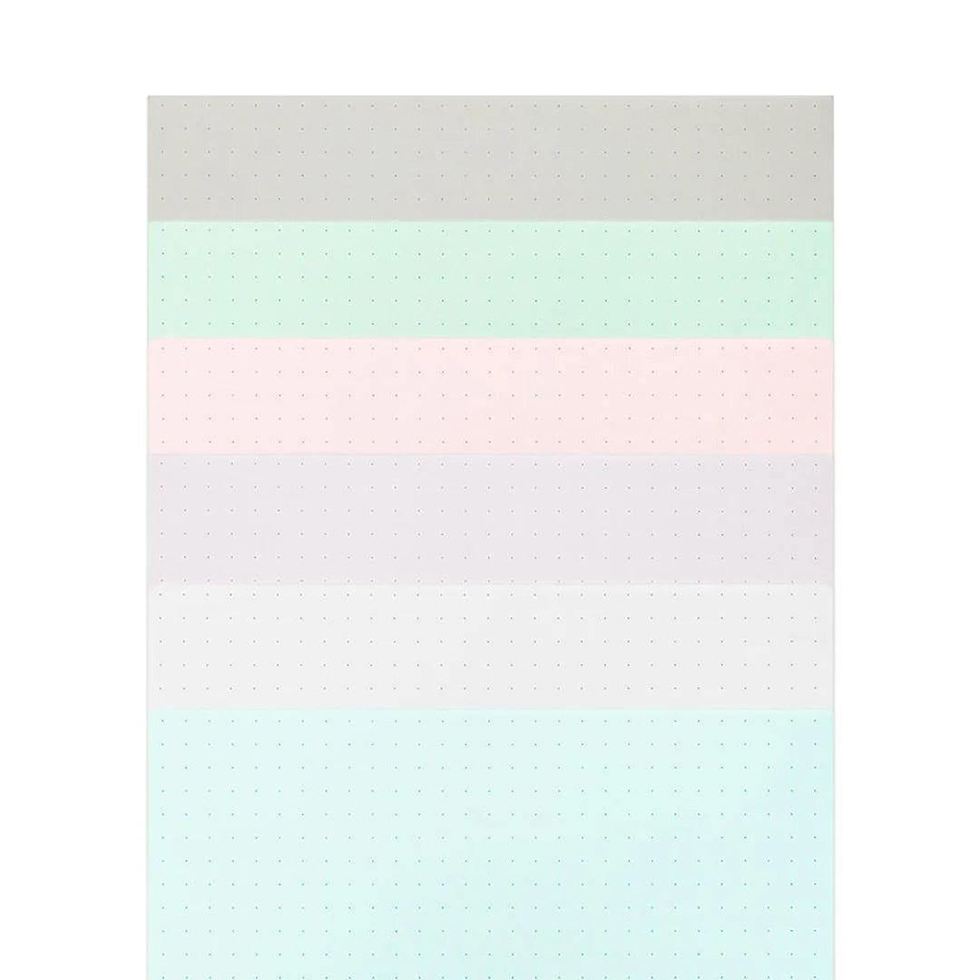 Midori Soft Color A5 Dotted Paper Pad - Gray