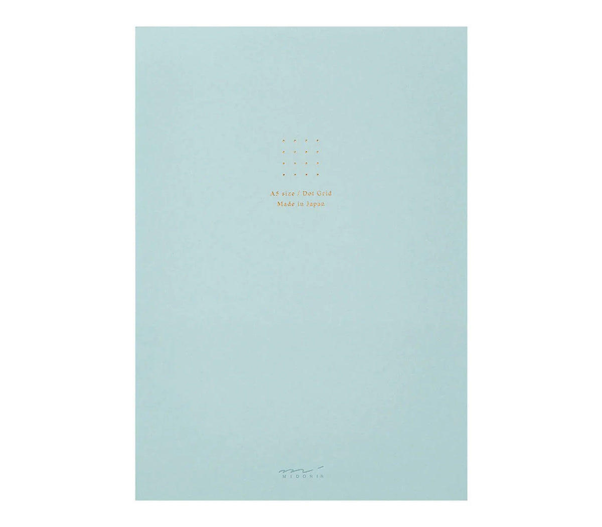 Midori Soft Color A5 Dotted Paper Pad - Blue