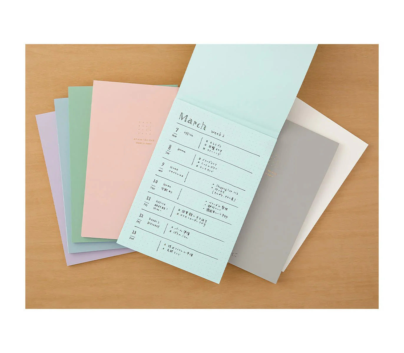 Midori Soft Color A5 Dotted Paper Pad - Gray