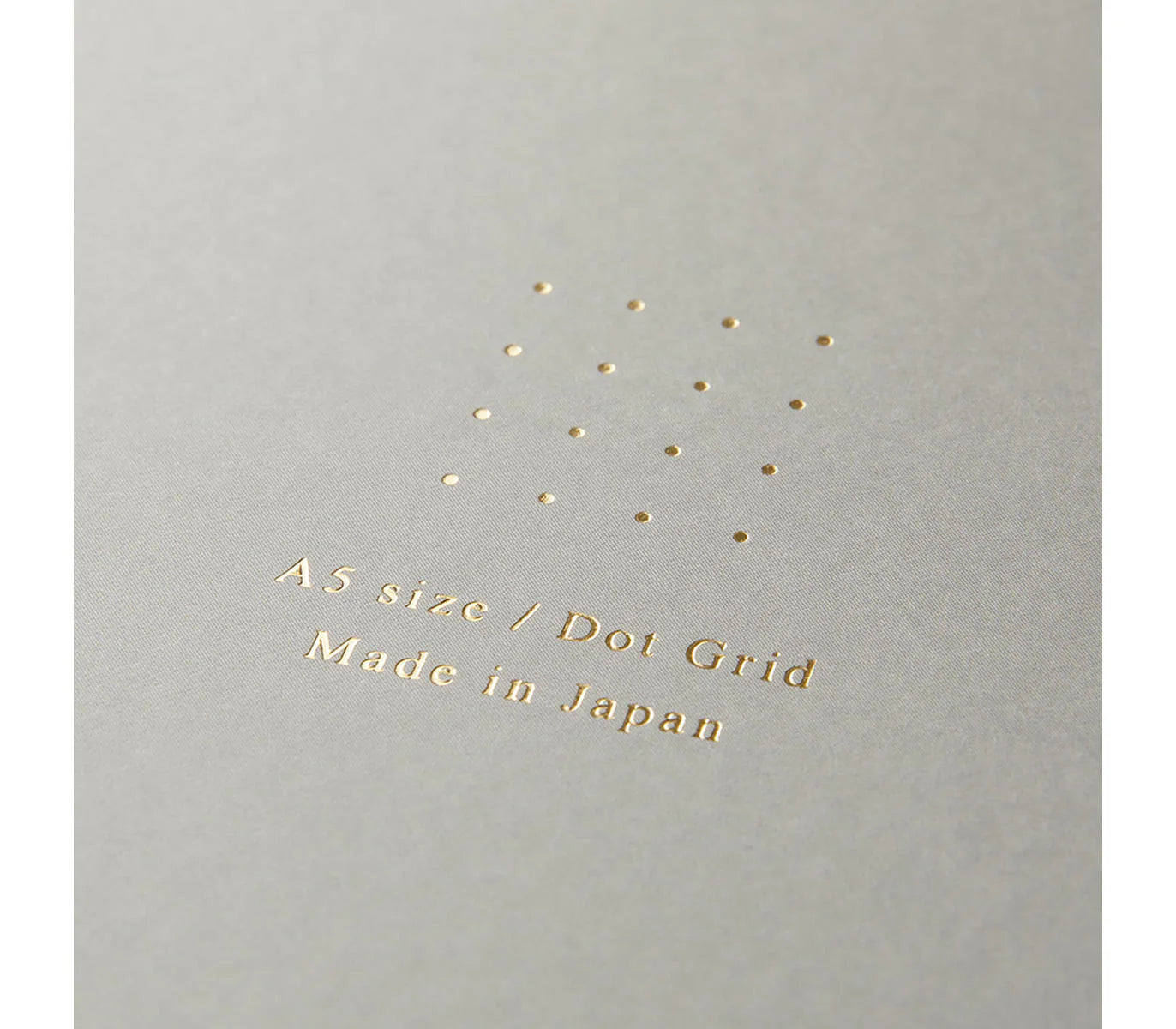 Midori Soft Color A5 Dotted Paper Pad - Gray