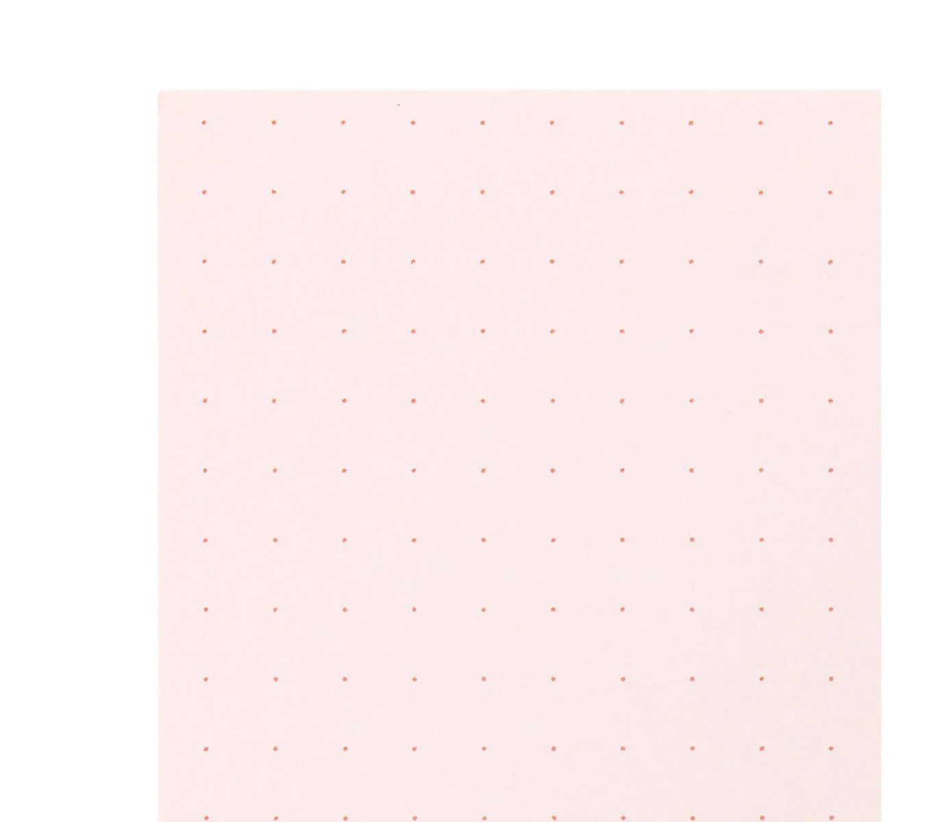 Midori Soft Color A5 Dotted Paper Pad - Pink
