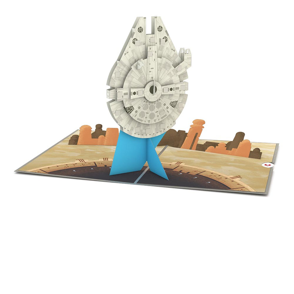 Lovepop Pop-Up Card - Star Wars Millennium Falcon