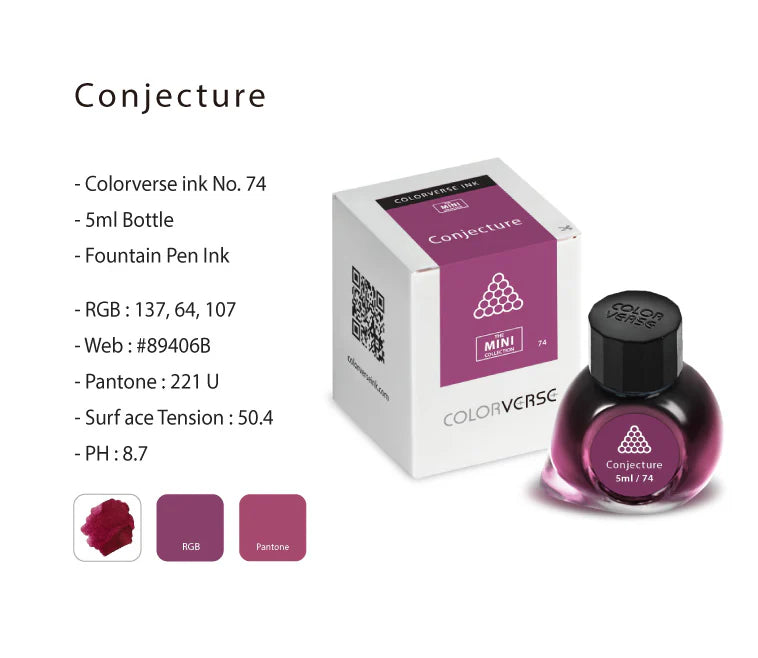 Colorverse Conjecture Mini Collection (5ml) Mini Bottled Ink